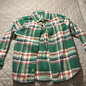 Vineyard Vines 3T green flannel